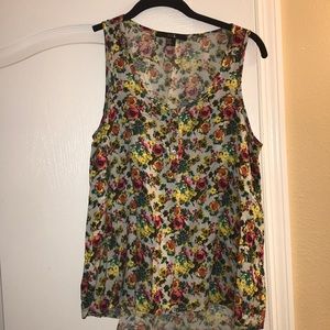 Floral tank blouse from forever 21